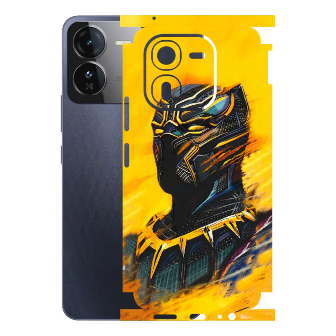 IQOO Phone Skins (All Models) - Yellow Panther - 3D Embossed Finish (L-54) IQOO Z9X