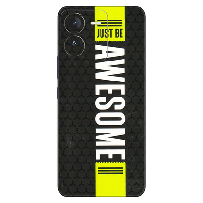 IQOO Phone Skins (All Models) - Just Be Awesome - 3D Embossed Finish (L-101) IQOO Z9