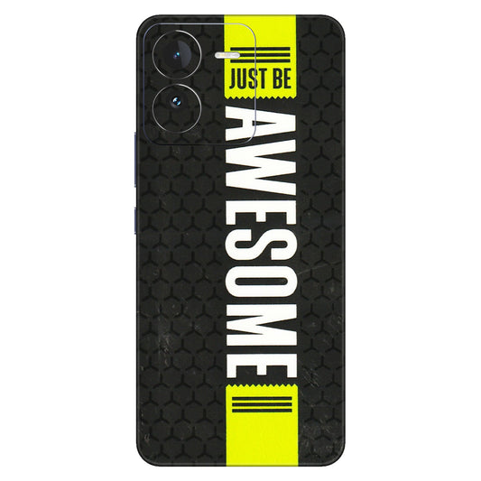 IQOO Phone Skins (All Models) - Just Be Awesome - 3D Embossed Finish (L-101) IQOO Z9