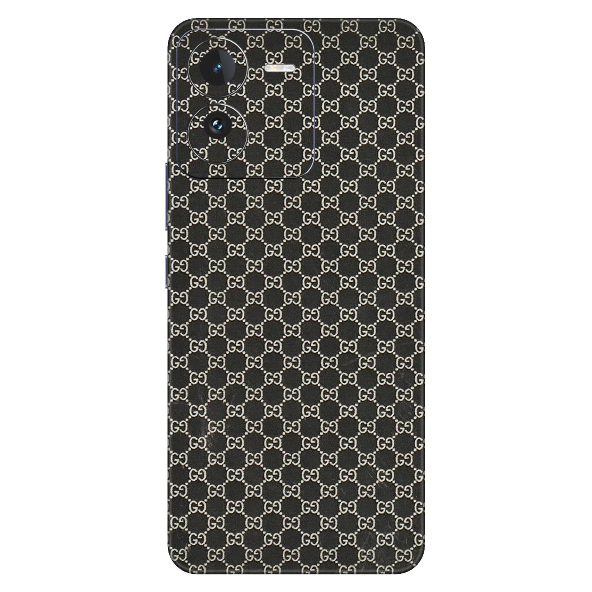 IQOO Phone Skins (All Models) - Black G Print - 3D Embossed Finish (L-109) IQOO Z9