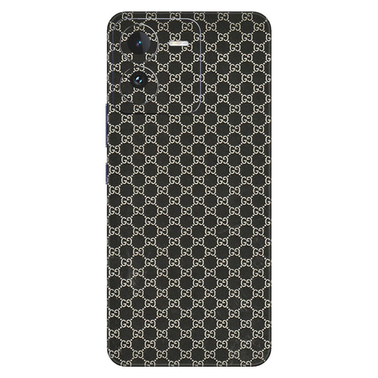 IQOO Phone Skins (All Models) - Black G Print - 3D Embossed Finish (L-109) IQOO Z9