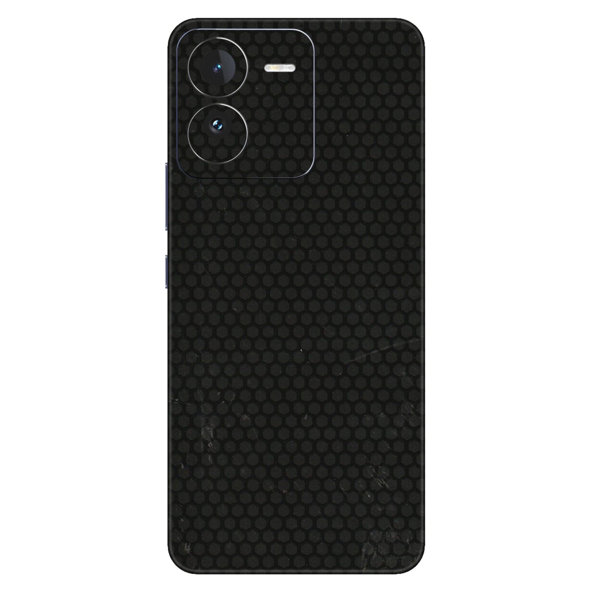 IQOO Phone Skins (All Models) - Black honeycomb - 3D Embossed Finish (L-114) IQOO Z9