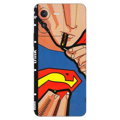 IQOO Phone Skins (All Models) - Superman Sutta - 3D Embossed Finish (L-130) IQOO Z9