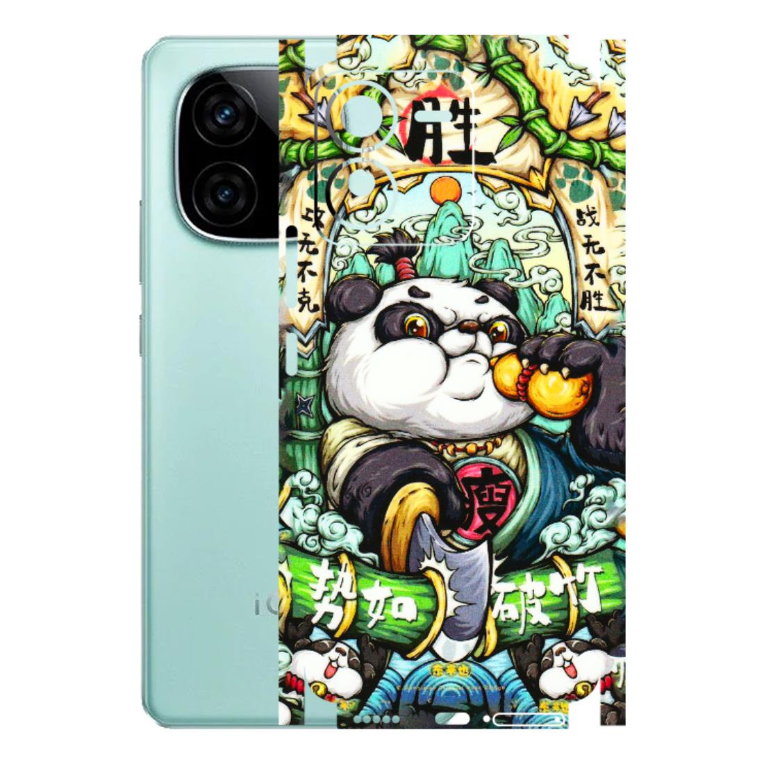 IQOO Phone Skins (All Models) - Royal Rich Panda - 3D Embossed Finish (L-170) IQOO Z9