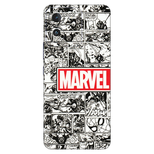 IQOO Phone Skins (All Models) - Marvel Comic - 3D Embossed Finish (L-171) IQOO Z9