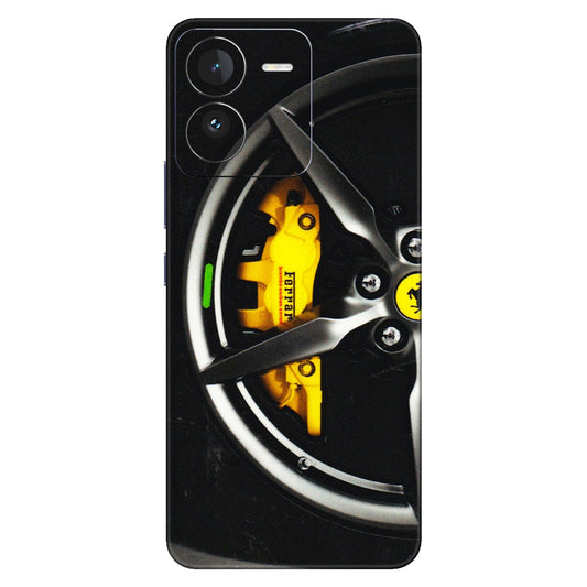 IQOO Phone Skins (All Models) - Ferrari Wheel Alloy - 3D Embossed Finish (L-173) IQOO Z9