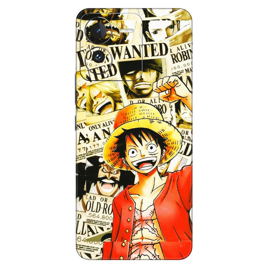 IQOO Phone Skins (All Models) - Luffy Anime - 3D Embossed Finish (L-177) IQOO Z9