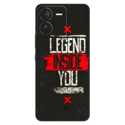 IQOO Phone Skins (All Models) - Legend Inside You - 3D Embossed Finish (L-186) IQOO Z9