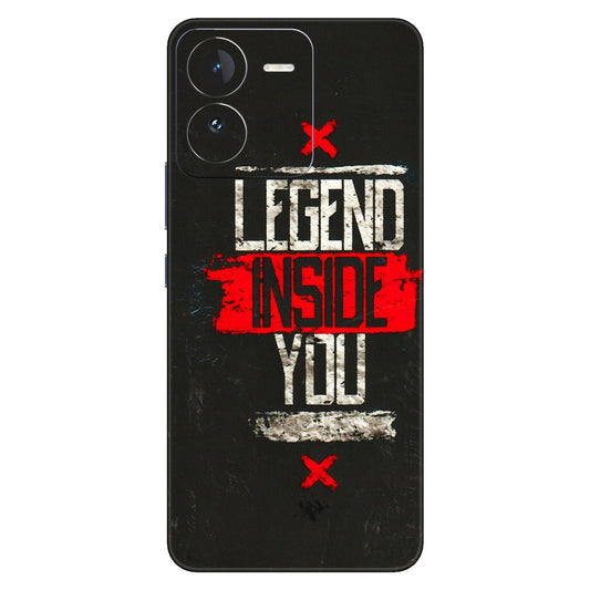 IQOO Phone Skins (All Models) - Legend Inside You - 3D Embossed Finish (L-186) IQOO Z9