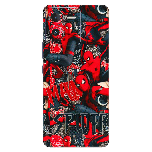 IQOO Phone Skins (All Models) - SpiderMan Cool - 3D Embossed Finish (L-188) IQOO Z9