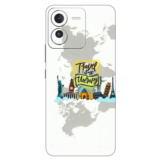 IQOO Phone Skins (All Models) - Travel Therapy - 3D Embossed Finish (L-199) IQOO Z9