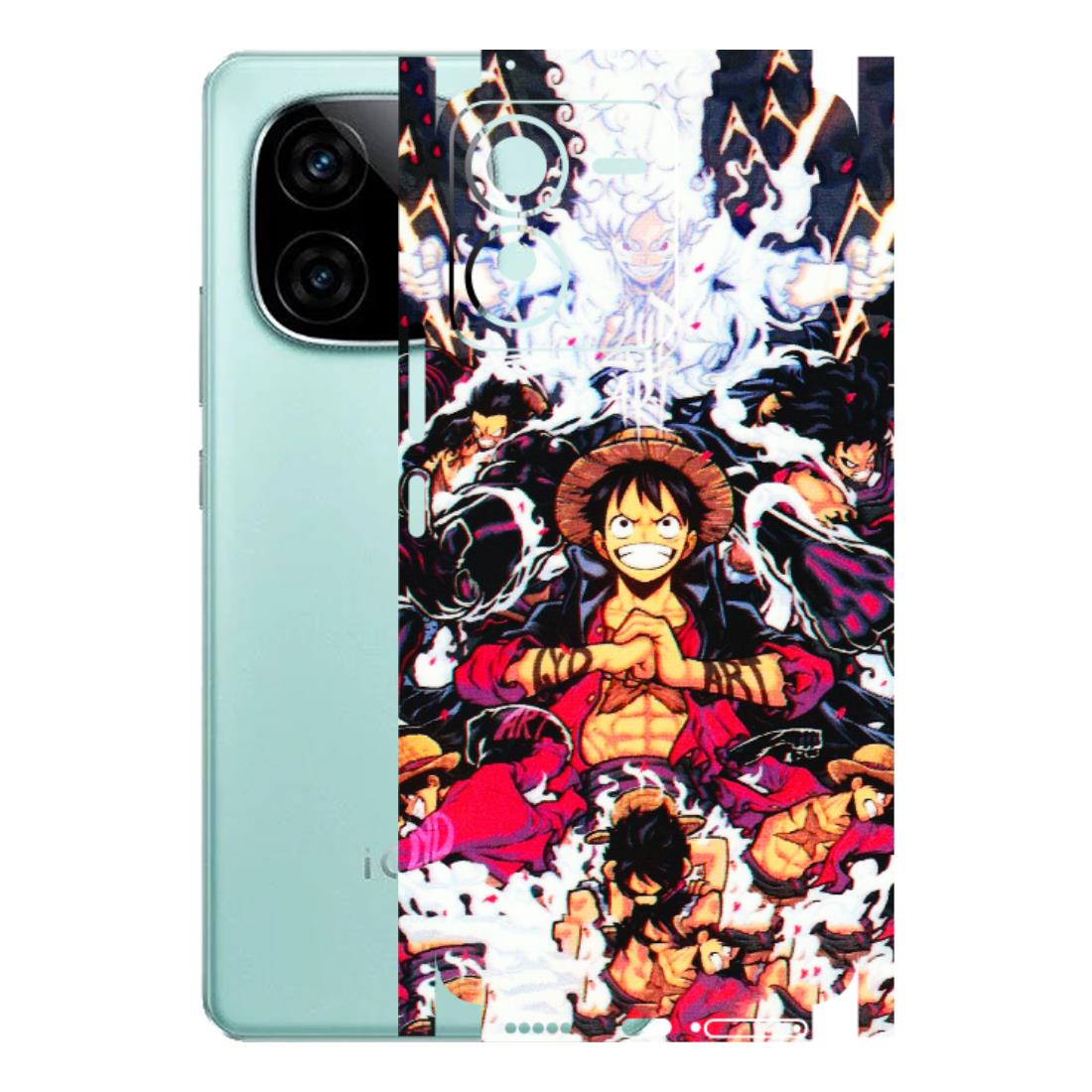 IQOO Phone Skins (All Models) - Luffy Anime Character - 3D Embossed Finish (L-203) IQOO Z9
