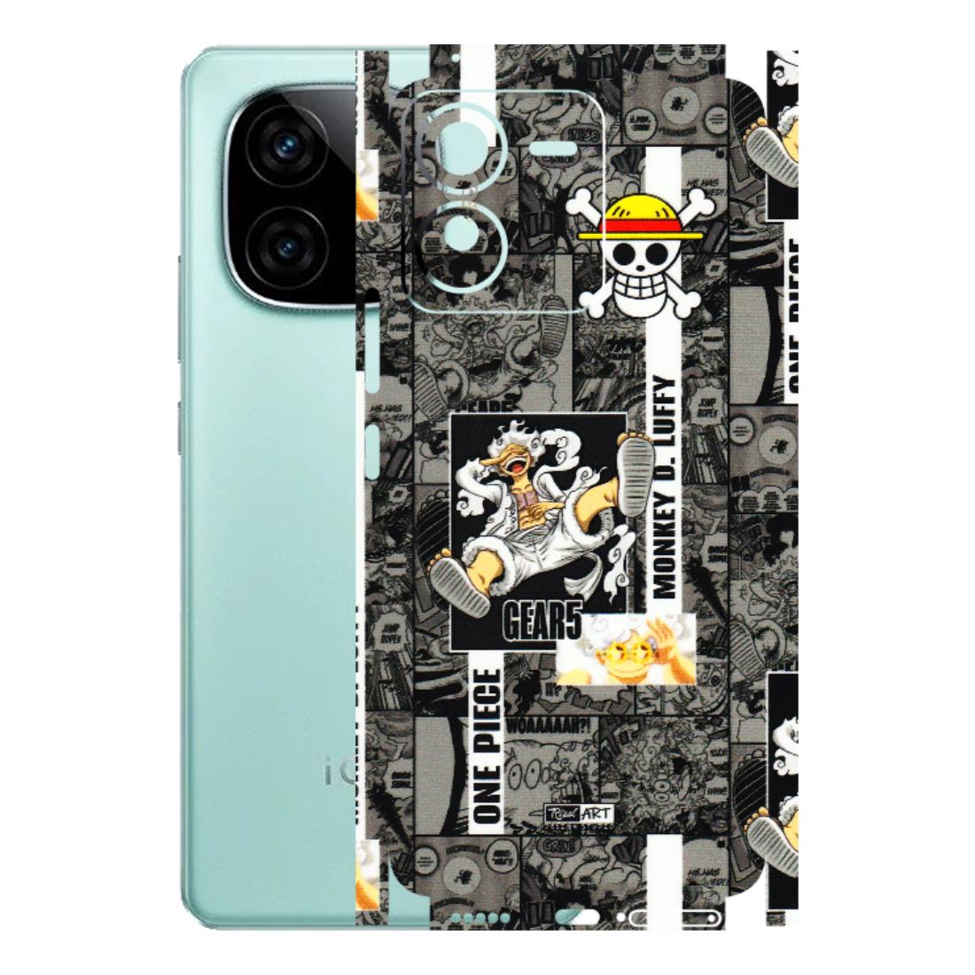 IQOO Phone Skins (All Models) - Cuffy Anime MonkeyCamic - 3D Embossed Finish (L-242) IQOO Z9