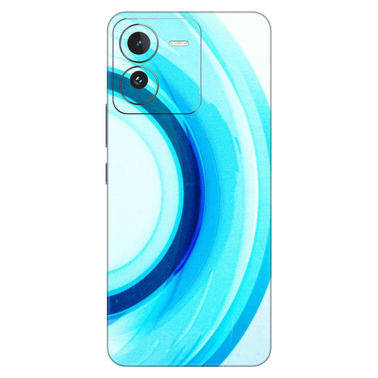 IQOO Phone Skins (All Models) - The Blue Curve - 3D Embossed Finish (L-244) IQOO Z9