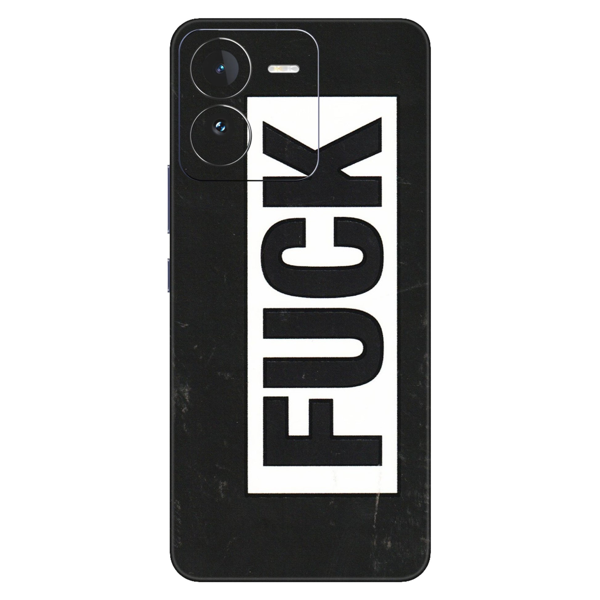 IQOO Phone Skins (All Models) - The F Word - 3D Embossed Finish (L-255) IQOO Z9