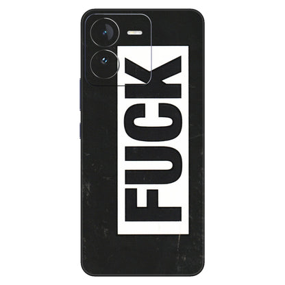 IQOO Phone Skins (All Models) - The F Word - 3D Embossed Finish (L-255) IQOO Z9