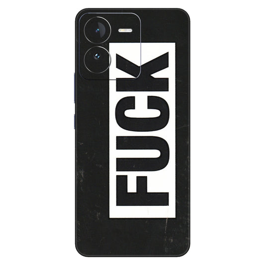 IQOO Phone Skins (All Models) - The F Word - 3D Embossed Finish (L-255) IQOO Z9