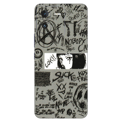 IQOO Phone Skins (All Models) - Never Have Love Anime - 3D Embossed Finish (L-260) IQOO Z9