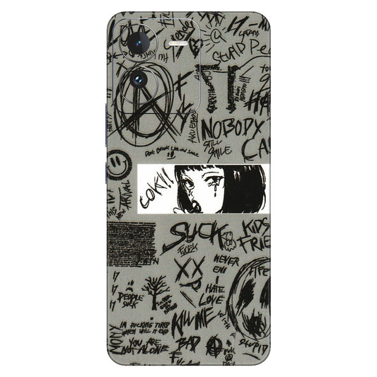 IQOO Phone Skins (All Models) - Never Have Love Anime - 3D Embossed Finish (L-260) IQOO Z9