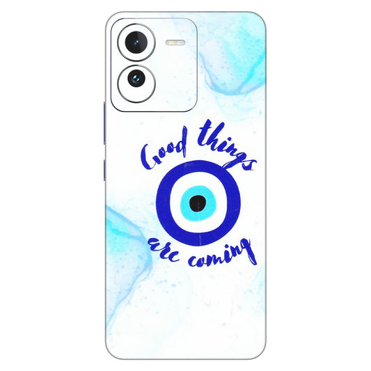 IQOO Phone Skins (All Models) - Evil Eye Good Things Are Coming - 3D Embossed Finish (L-322) IQOO Z9