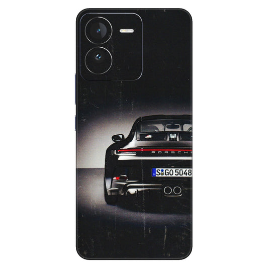 IQOO Phone Skins (All Models) - New Black Porsche GT3 - 3D Embossed Finish (L-327) IQOO Z9