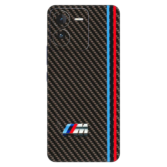 IQOO Phone Skins (All Models) - BM Carbon Fiber Feels - 3D Embossed Finish (L-38) IQOO Z9