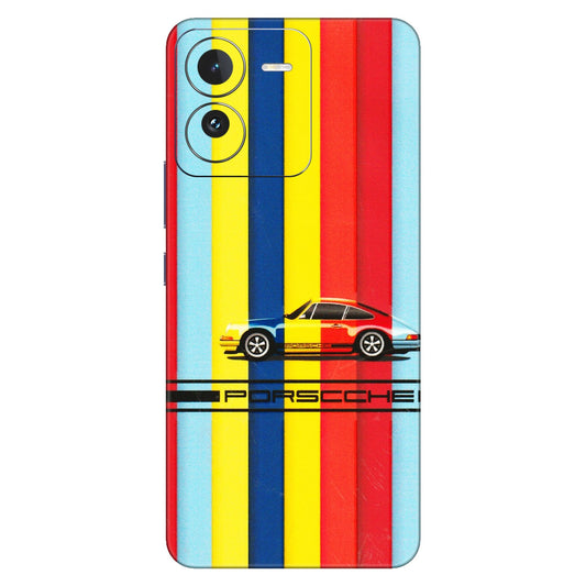 IQOO Phone Skins (All Models) - Multicolour Porche - 3D Embossed Finish (L-39) IQOO Z9