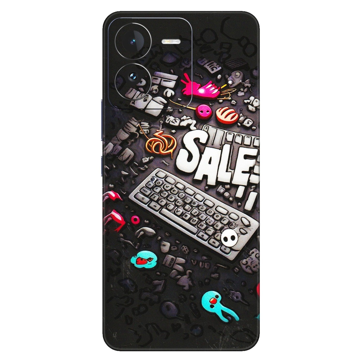 IQOO Phone Skins (All Models) - Gadgets Sale - 3D Embossed Finish (L-50) IQOO Z9