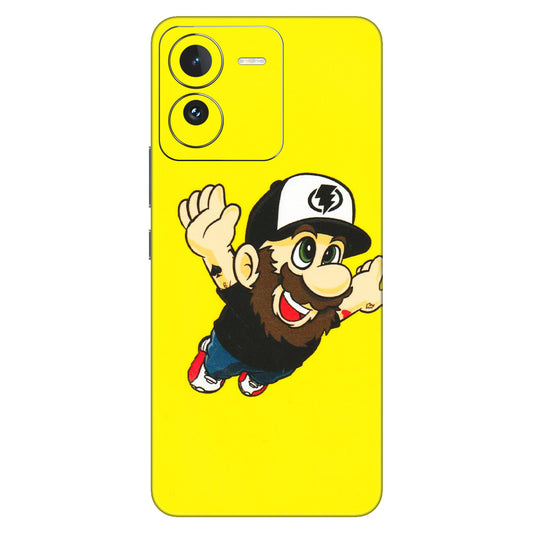 IQOO Phone Skins (All Models) - Flying Beardo - 3D Embossed Finish (L-60) IQOO Z9