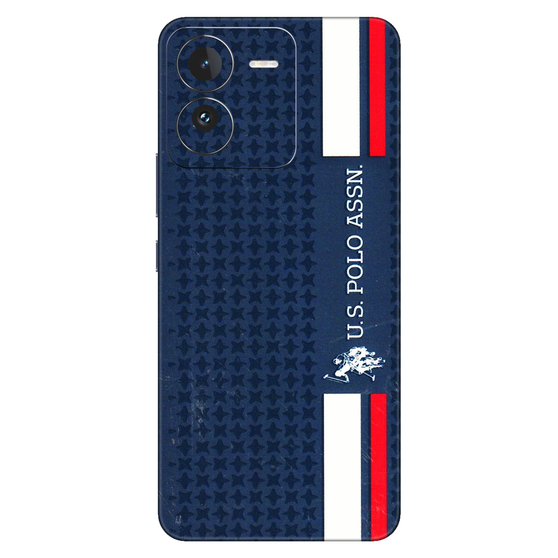 IQOO Phone Skins (All Models) - US POLO Designer Brand - 3D Embossed Finish (L-65) IQOO Z9