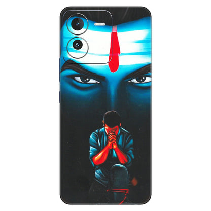 IQOO Phone Skins (All Models) - Mahakal Bhakt - Matte Finish (M-112) IQOO Z9