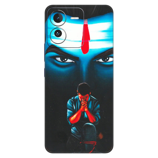 IQOO Phone Skins (All Models) - Mahakal Bhakt - Matte Finish (M-112) IQOO Z9
