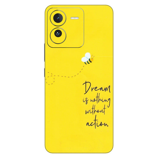 IQOO Phone Skins (All Models) - Dream Is Nothing Without Action - Matte Finish (M-138) IQOO Z9