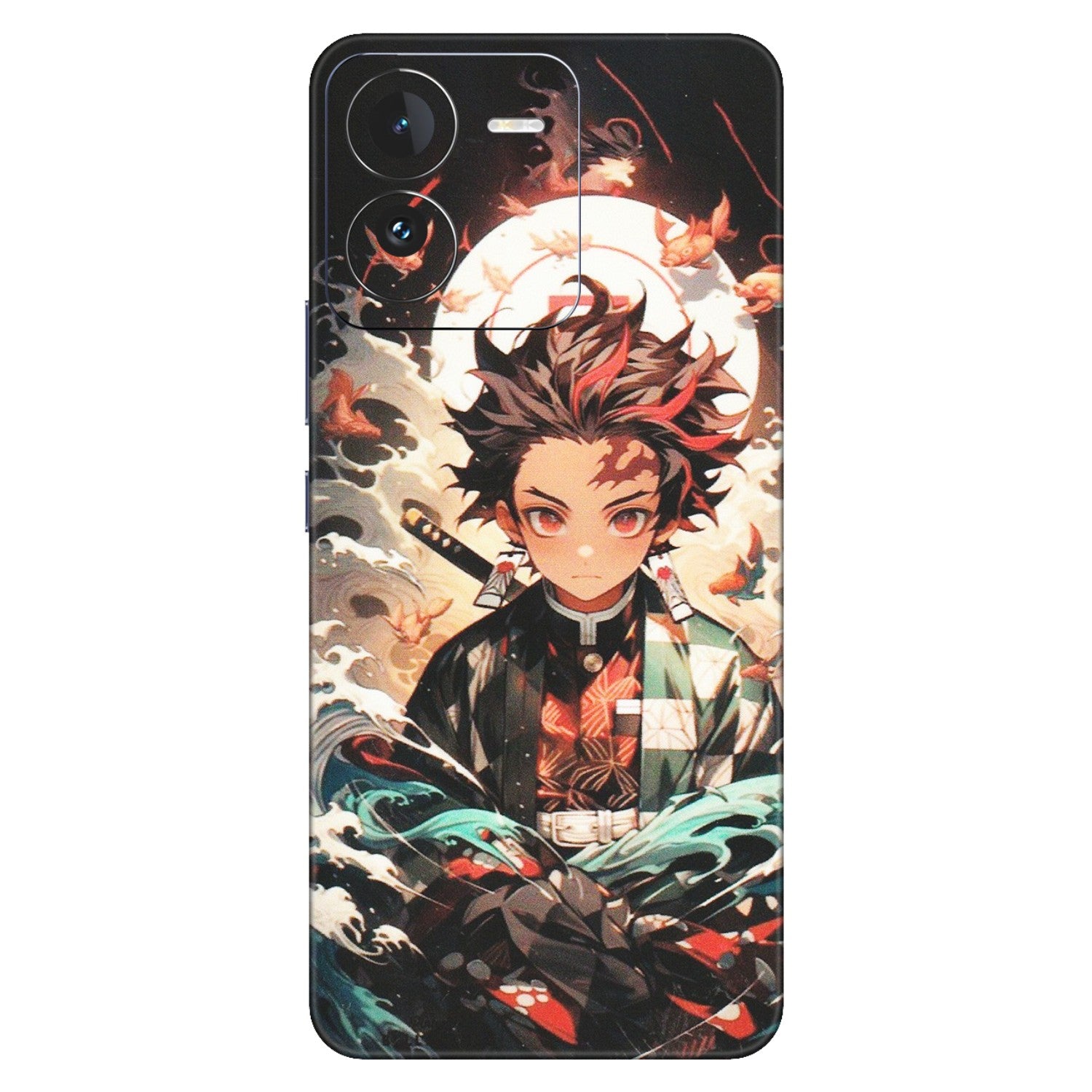 IQOO Phone Skins (All Models) - Tanjiro Demon Slayer Anime - Matte Finish (M-158) IQOO Z9