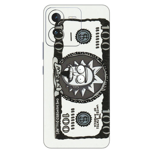 IQOO Phone Skins (All Models) - Rick And Morty Hundred Dollar Anime - Matte Finish (M-161) IQOO Z9