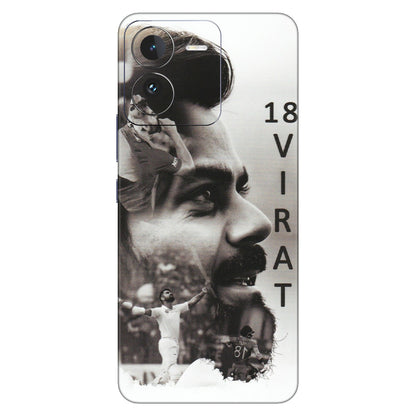 IQOO Phone Skins (All Models) - Virat Kohli Cricketer - Matte Finish (M-163) IQOO Z9