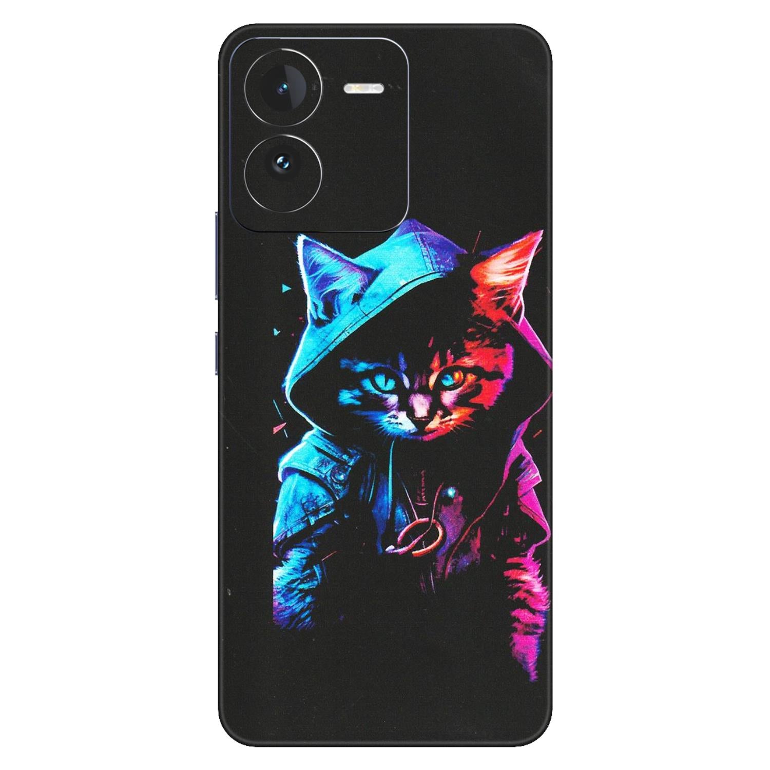 IQOO Phone Skins (All Models) - Cyberpunk Cat - Matte Finish (M-45) IQOO Z9