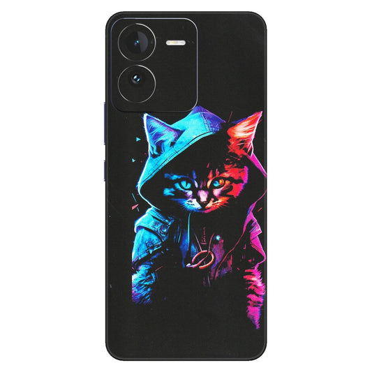 IQOO Phone Skins (All Models) - Cyberpunk Cat - Matte Finish (M-45) IQOO Z9