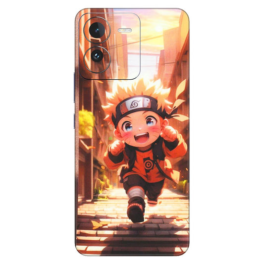 IQOO Phone Skins (All Models) - Naruto Cute Toon Running - Matte Finish (M-04) IQOO Z9