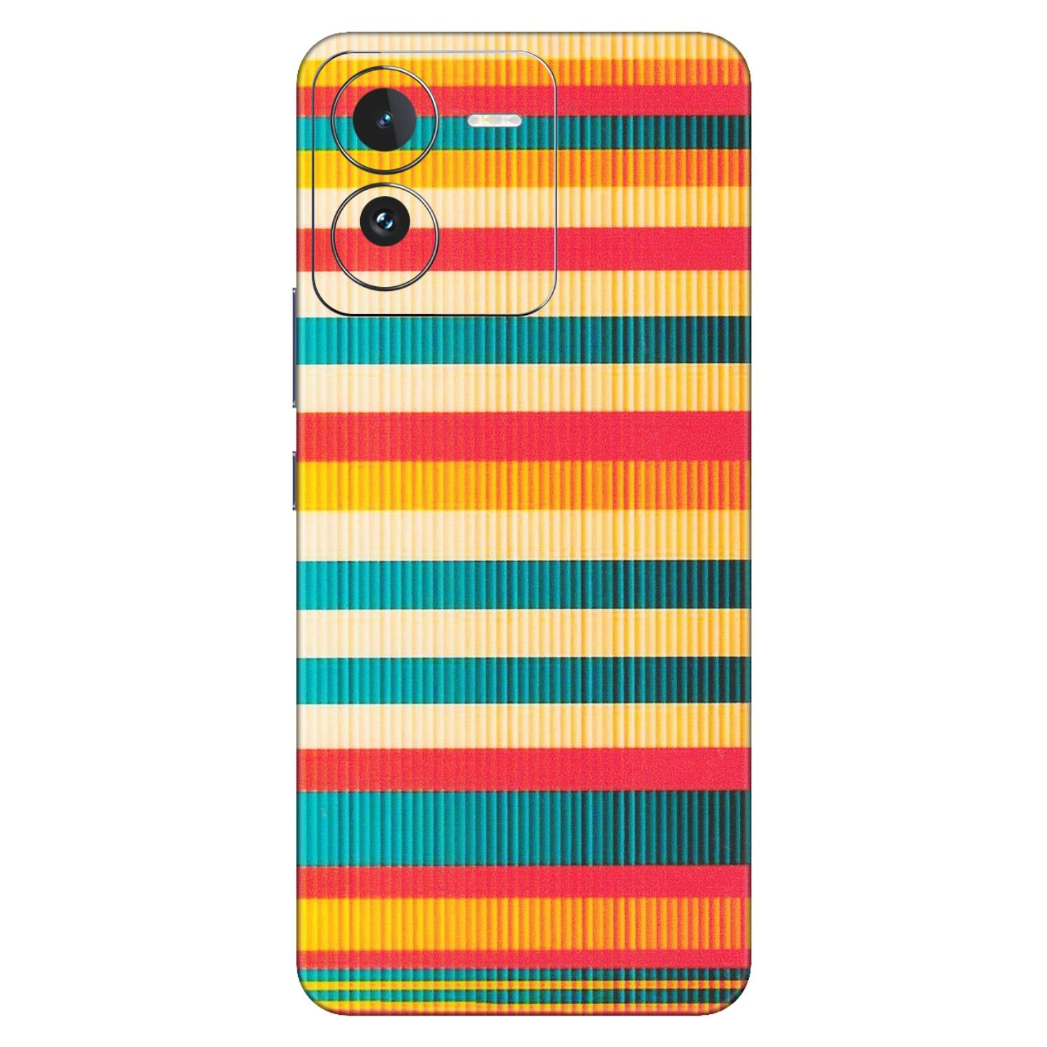 IQOO Phone Skins (All Models) - Colourful Stripes Soothing Effect - Matte Finish (M-86) IQOO Z9