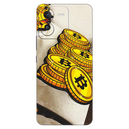 IQOO Phone Skins (All Models) - Billionaire Bitcoin Collection - Matte Finish (M-92) IQOO Z9