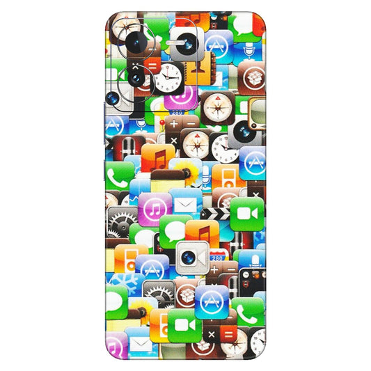 IQOO Phone Skins (All Models) - All Apple Icons - Matte Finish (M-93) IQOO Z9