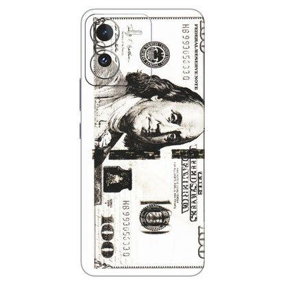 IQOO Phone Skins (All Models) - 100 Dollar Currency - Transparent Finish (T-01) IQOO Z9