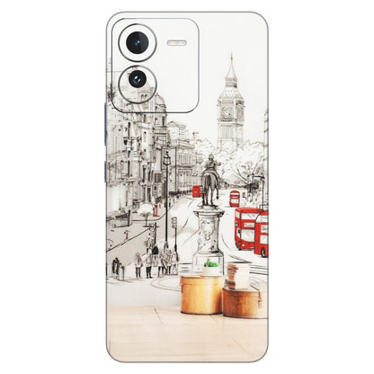 IQOO Phone Skins (All Models) - London Street - Transparent Finish (T-02) IQOO Z9
