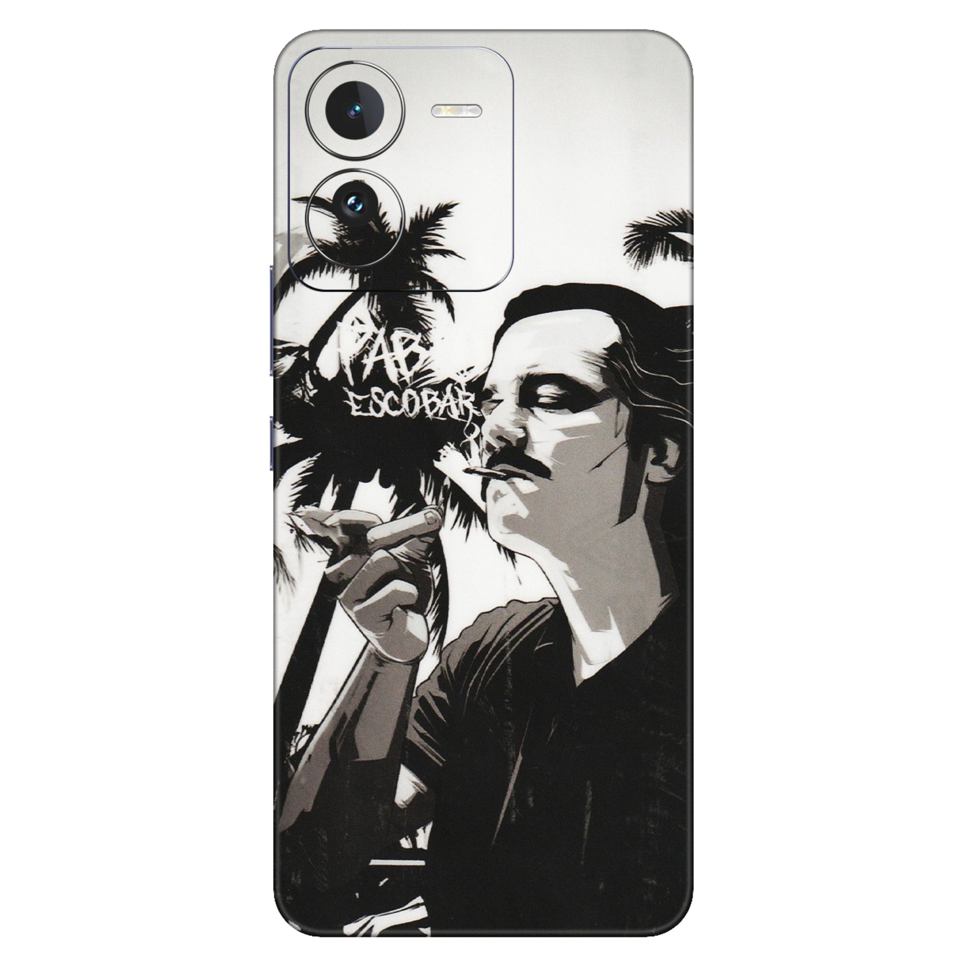 IQOO Phone Skins (All Models) - Pab Escobar - Transparent Finish (T-05) IQOO Z9