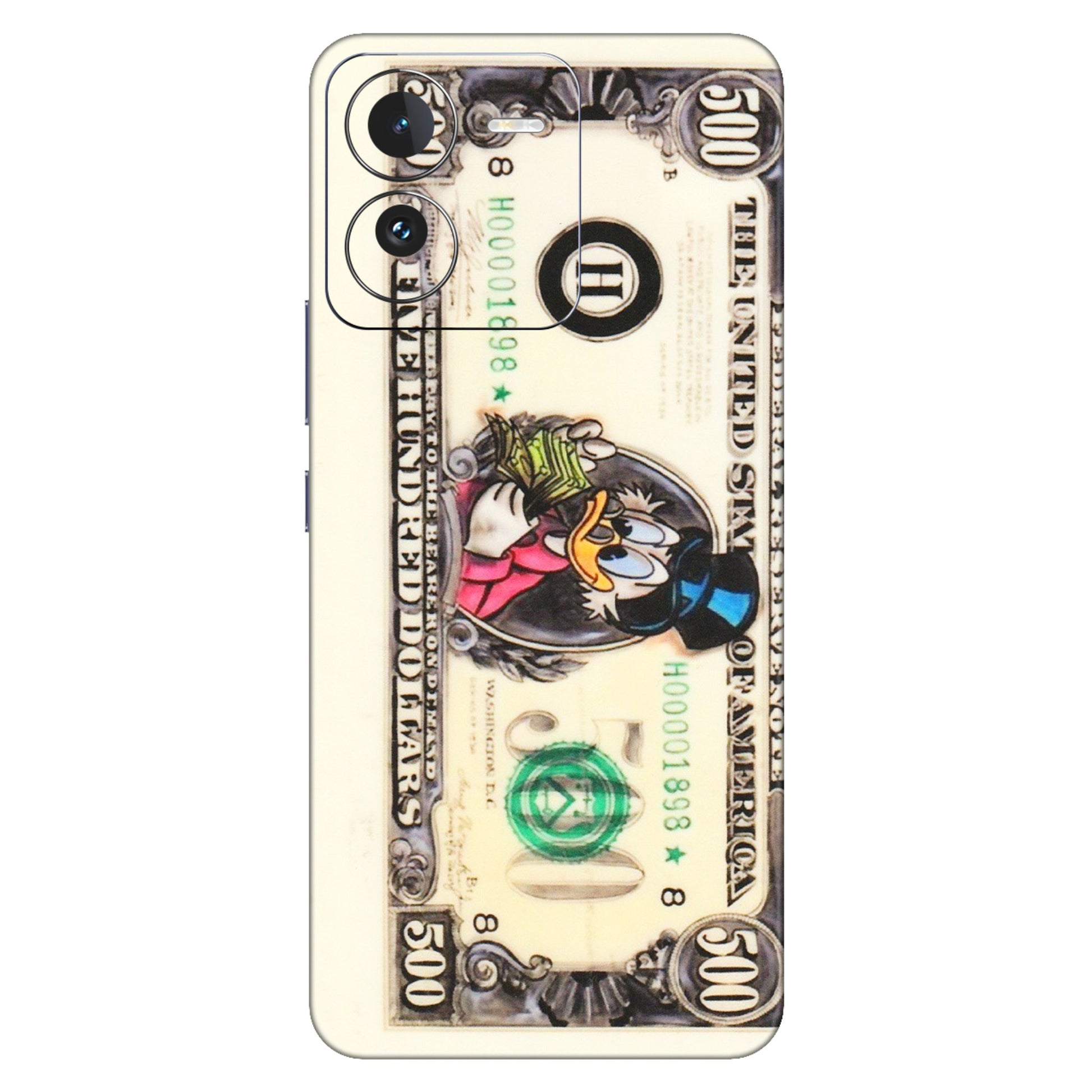 IQOO Phone Skins (All Models) - Five Hundred Dollar Duck - Transparent Finish (T-15) IQOO Z9