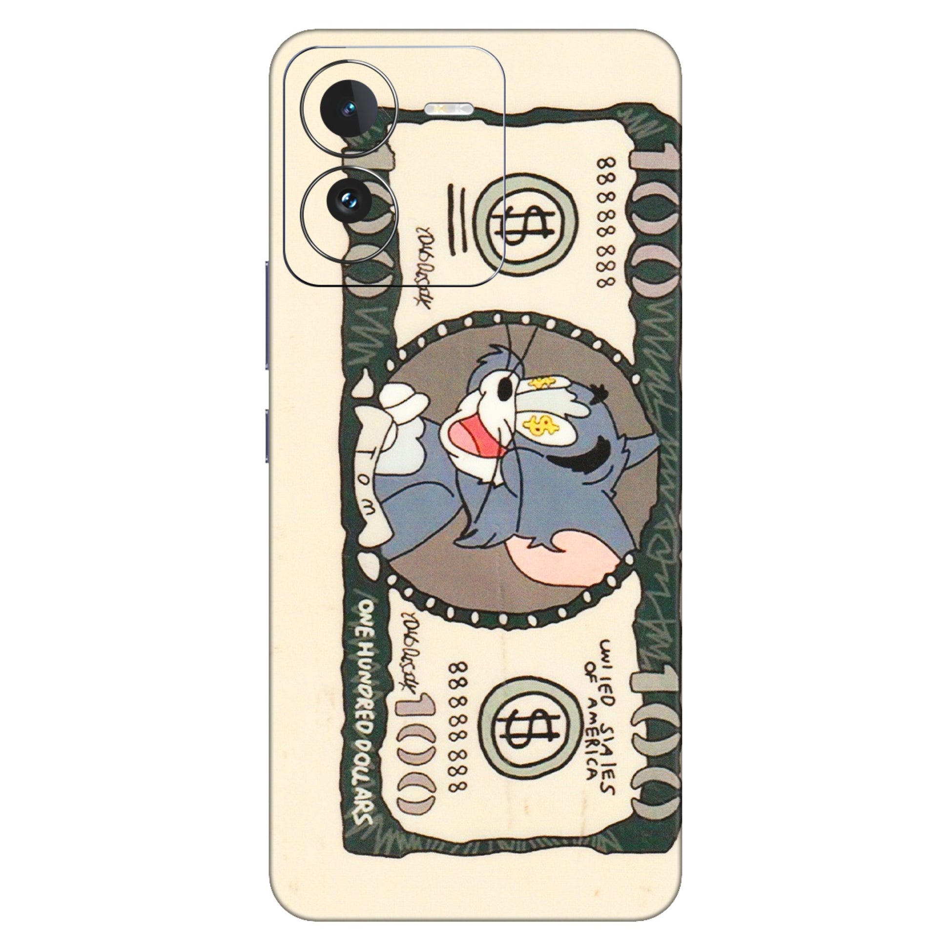 IQOO Phone Skins (All Models) - One Hundred Dollar Tom - Transparent Finish (T-16) IQOO Z9