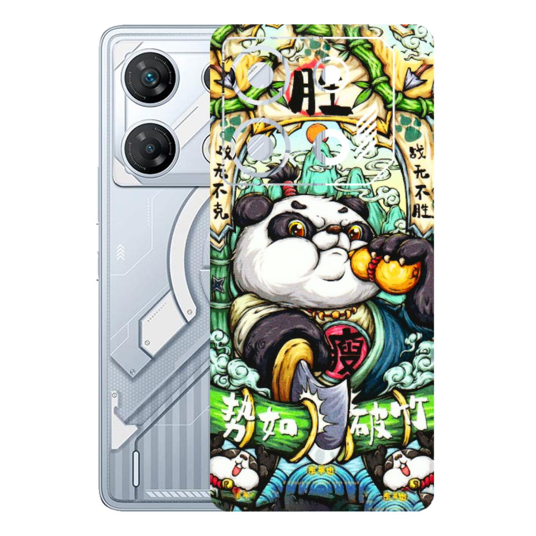 INFINIX Phone Skins (All Models) - Royal Rich Panda - 3D Embossed Finish (L-170) Infinix GT 10 PRO
