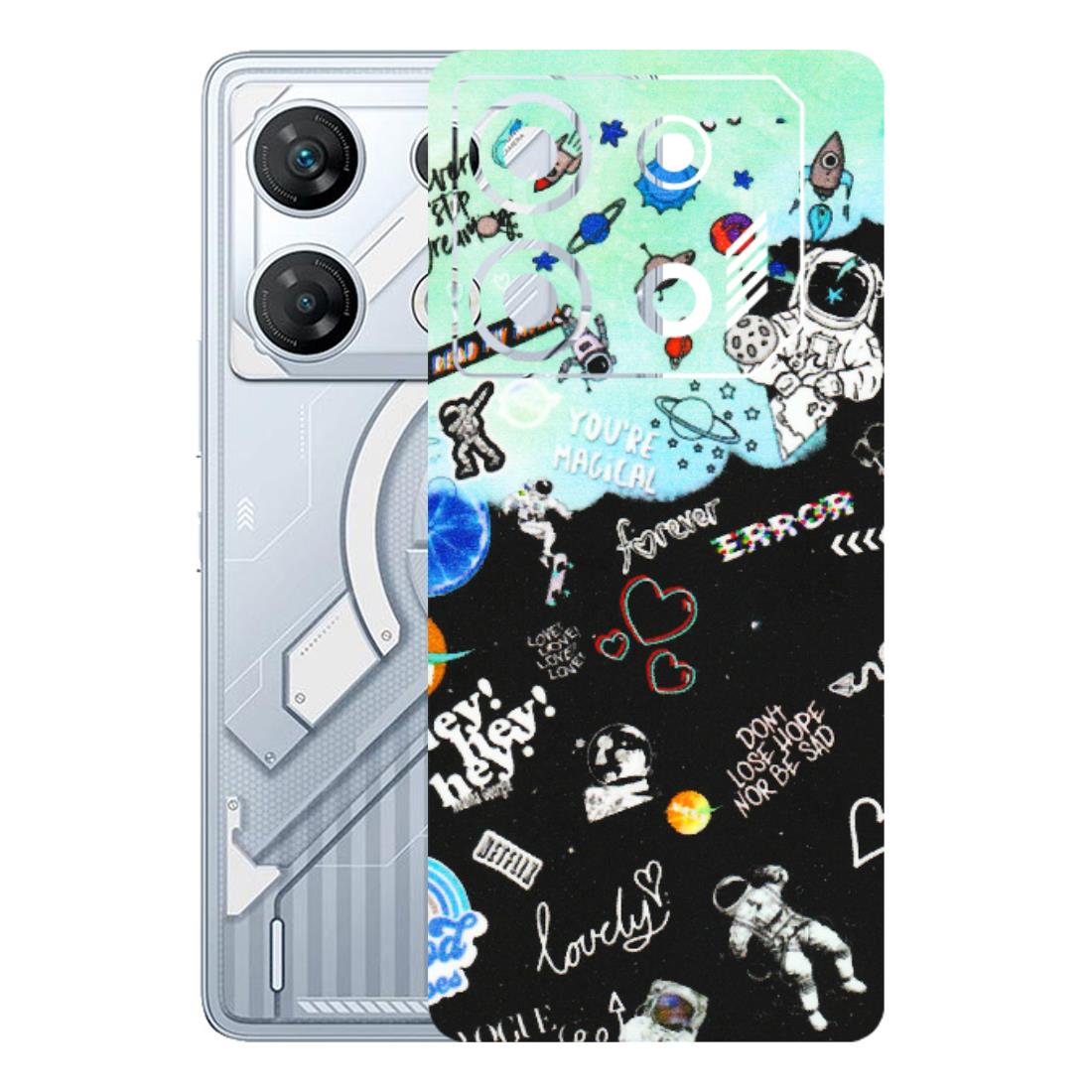 INFINIX Phone Skins (All Models) - Living In A Space Dream - Matte Finish (M-46) Infinix GT 10 PRO