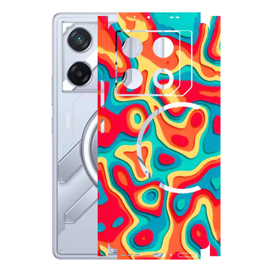INFINIX Phone Skins (All Models) - Abstract Swirl - 3D Embossed Finish (L-150) Infinix GT 20 PRO (5G)